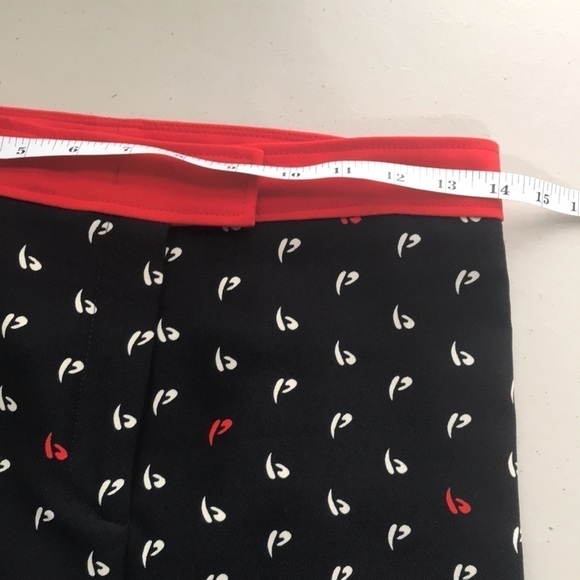 Pinko Black and Red Cropped Pants - Picture 10 of 15